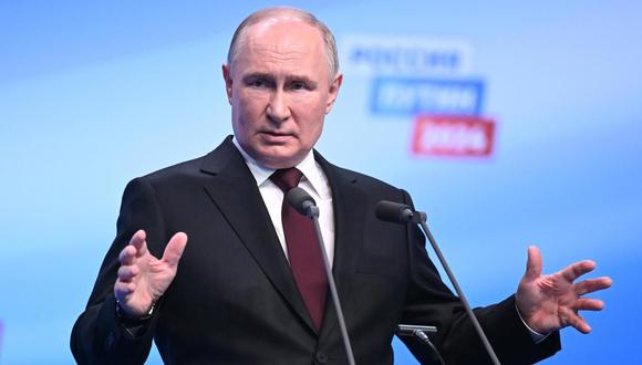 Vladímir Putin fue reelegido como presidente (Foto: EFE)