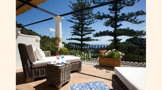 6. La Minerva, Capri, Italia. "La perla de la isla de Capri. Recomiendo este magnífico lugar, único para las parejas que aprecian la intimidad y elegancia sin un ambiente formal".