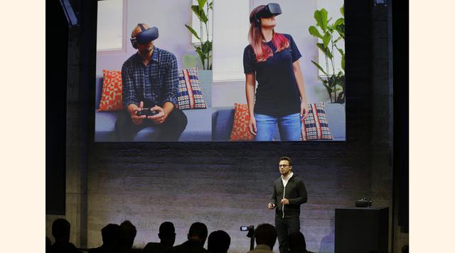 Las pantallas tendrán en conjunto 2160 × 1200 píxeles de resolución. Serán capaces de mover 233 millones de píxeles por segundo. (Foto: AP)