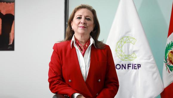 María Isabel León, presidenta de Confiep, afirmó que continuar con la vacancia puede poner en riesgo la gobernabilidad. (Foto: Juan Ponce | El Comercio)