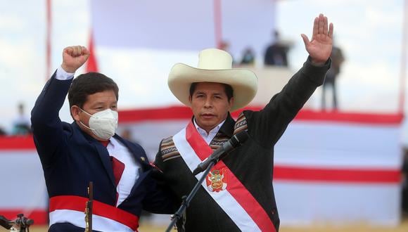 Guido Bellido juró al cargo de primer ministro el último jueves 29 de julio en Ayacucho. (Foto: Presidencia Perú)