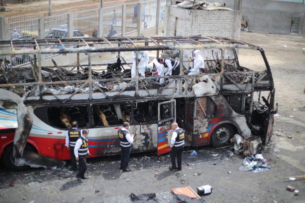 La tragedia del bus enlutó a los limeños. (Foto: Giancarlo Ávila)