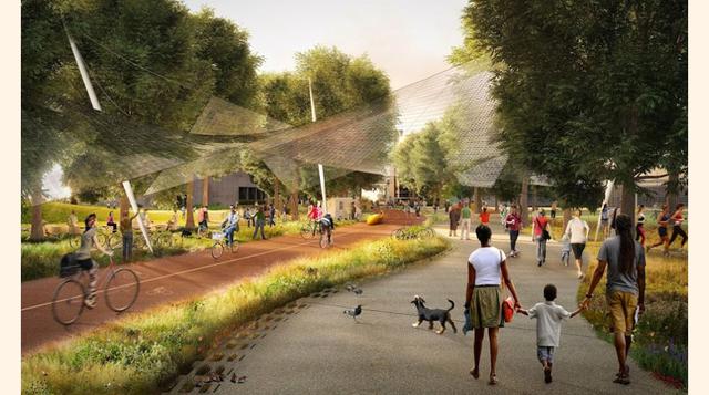 La ciudad contará con un sistema de control de clima que no impedirá el ingreso de aire y luz natural.