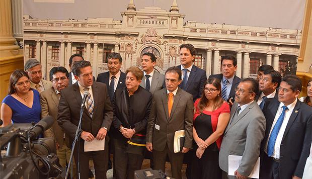 Fuerza Popular se pronunció sobre aprobación de la reforma dek CNM en el Congreso. (Foto: Agencia Andina)
