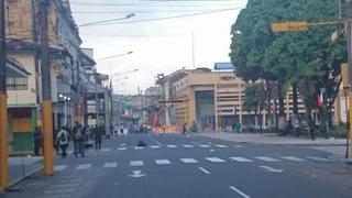 Paro en Loreto: Policía desbloqueó vía tomada por protestantes
