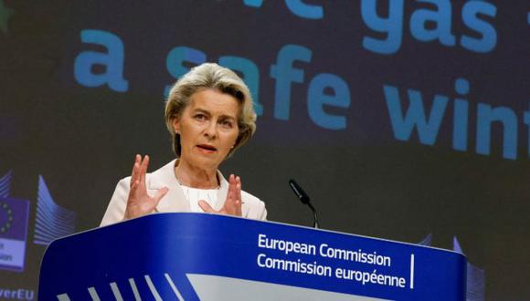 La presidenta de la Comisión Europea, la alemana Ursula von der Leyend (Foto: AFP)