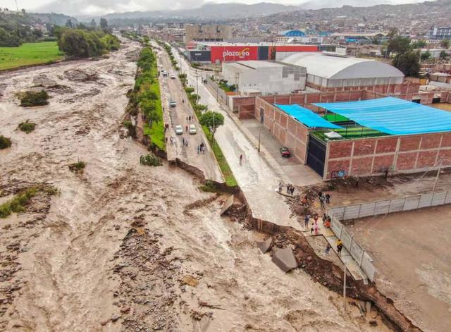 Las intensas lluvias ocasionó la crecida del río Moquegua. (Foto: Bengi Pancca)