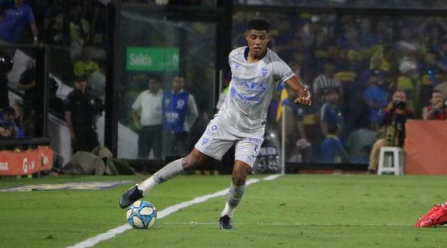 Wilder Cartagena (25) está valorizado en 1.31 millones de dólares tras perder un valor de 327.40 mil dólares. (Prensa Godoy Cruz)