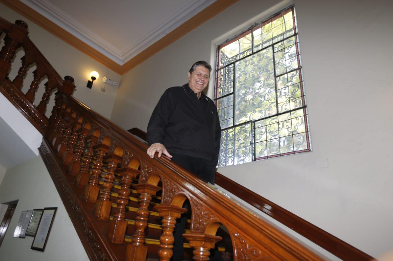 Tras el rechazo del asilo diplomático, el ex presidente estuvo en su vivienda de Miraflores. (Foto: Mario Zapata / GEC)