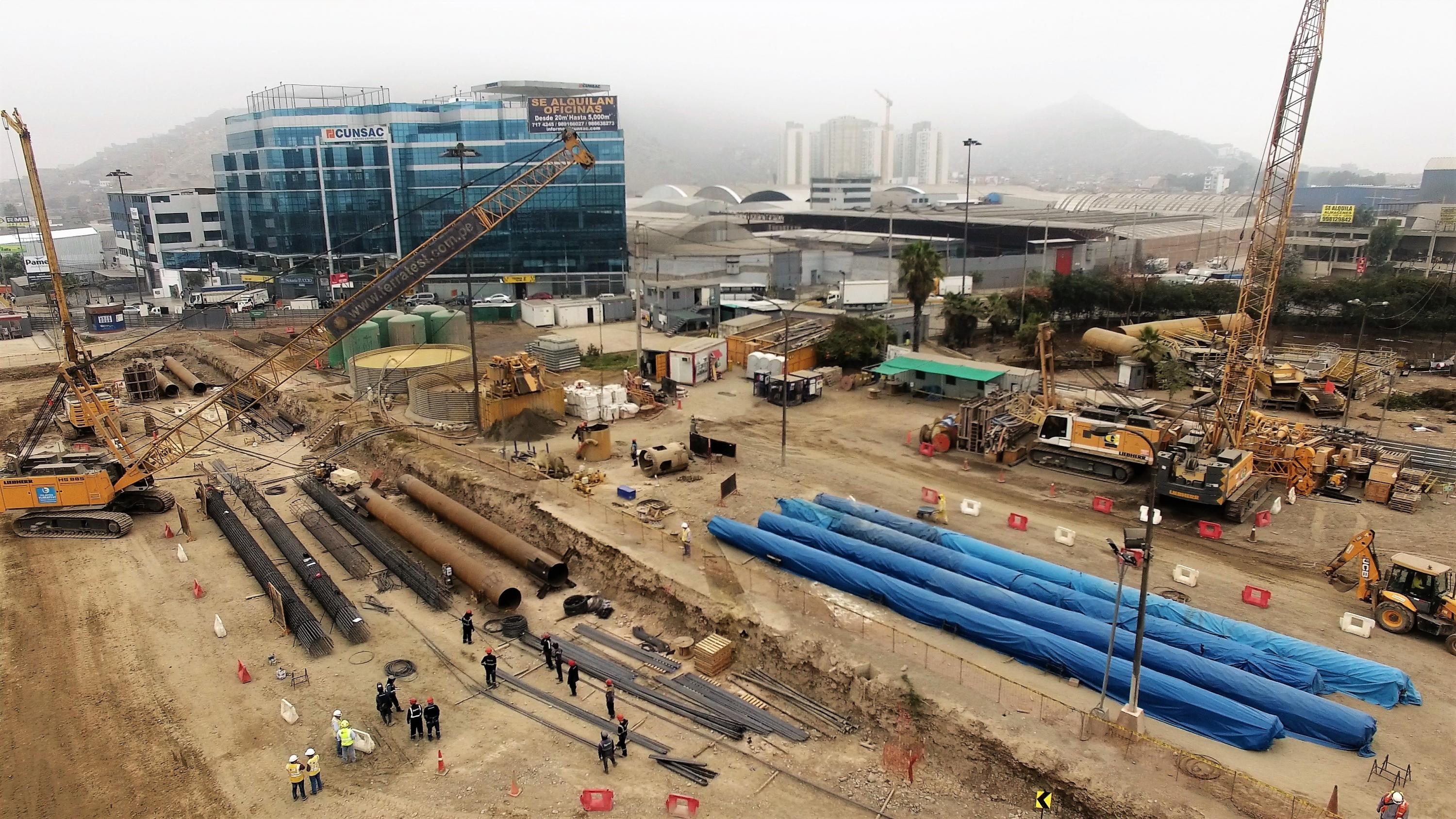 Se ha culminado la obra civil al 100% en las estaciones Mercado Santa Anita, Hermilio Valdizán y Ovalo Santa Anita, señaló Ositran. (Foto: GEC)