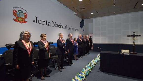 Informe final del congresista Esdras Medina recomienda acusar a los magistrados de la JNJ por el caso de la magistrada Inés Tello. (Foto: JNJ)