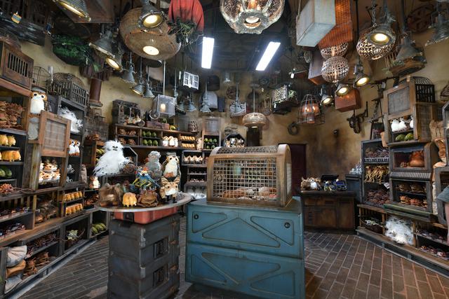 Tienda de souvenirs de "Star Wars: Galaxy Edge" (Foto: AFP)