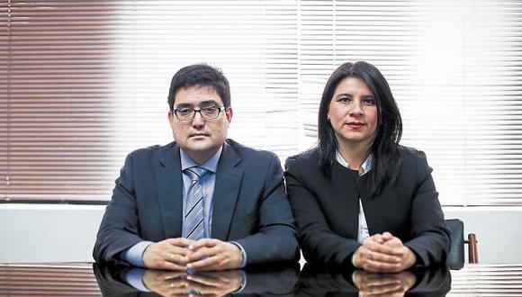 Los procuradores ad hoc del caso Lava Jato, Jorge Ramírez y Silvana Carrión. (Foto: GEC)