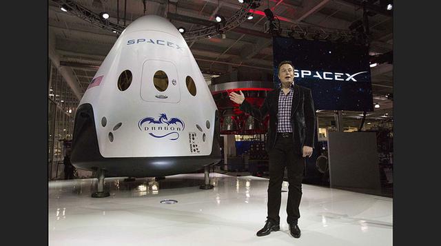 2) Desde sus inicios el Dragon V2 fue pensado para transportar humanos. La nave es hasta el momento, el medio de transporte espacial más confiable que se haya construido. (Crédito: SpaceX)