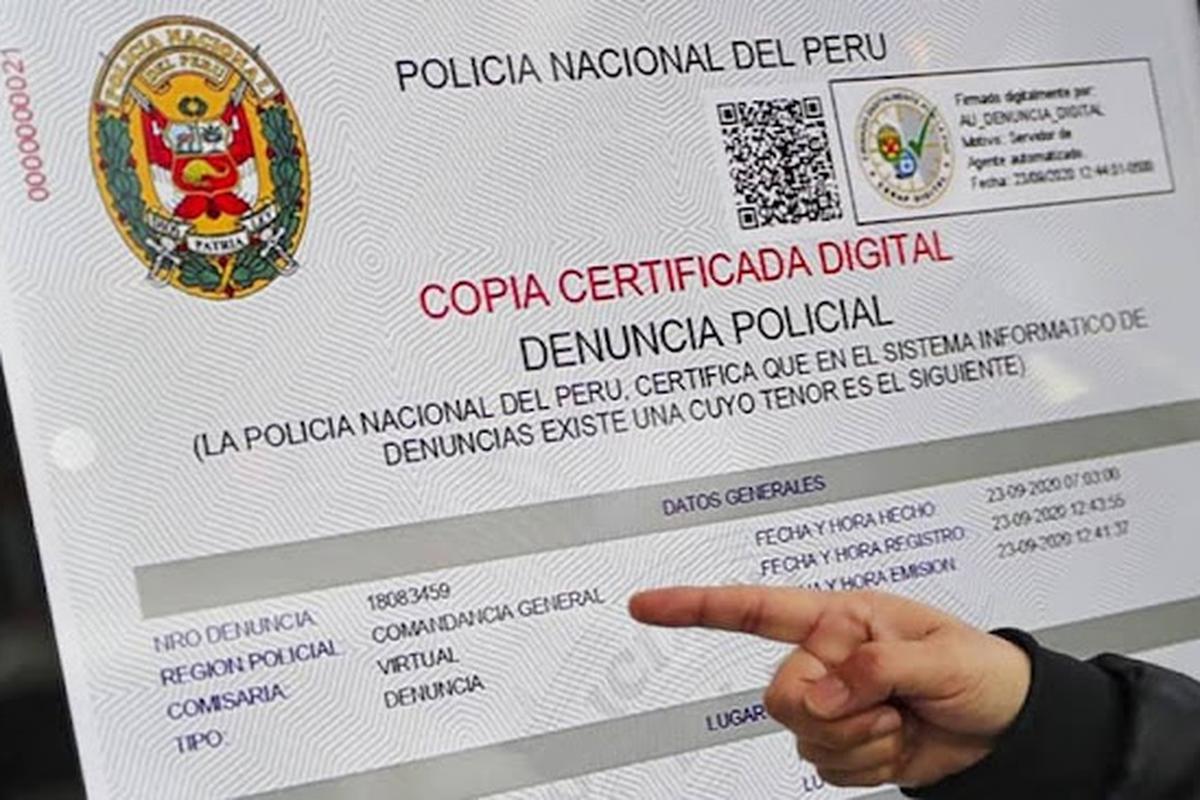 Denuncias a la PNP virtual: Como poner una denuncia por Internet a la  Policía Nacional y Fiscalia en Perú | EMCC RMMN | PERU | GESTIÓN