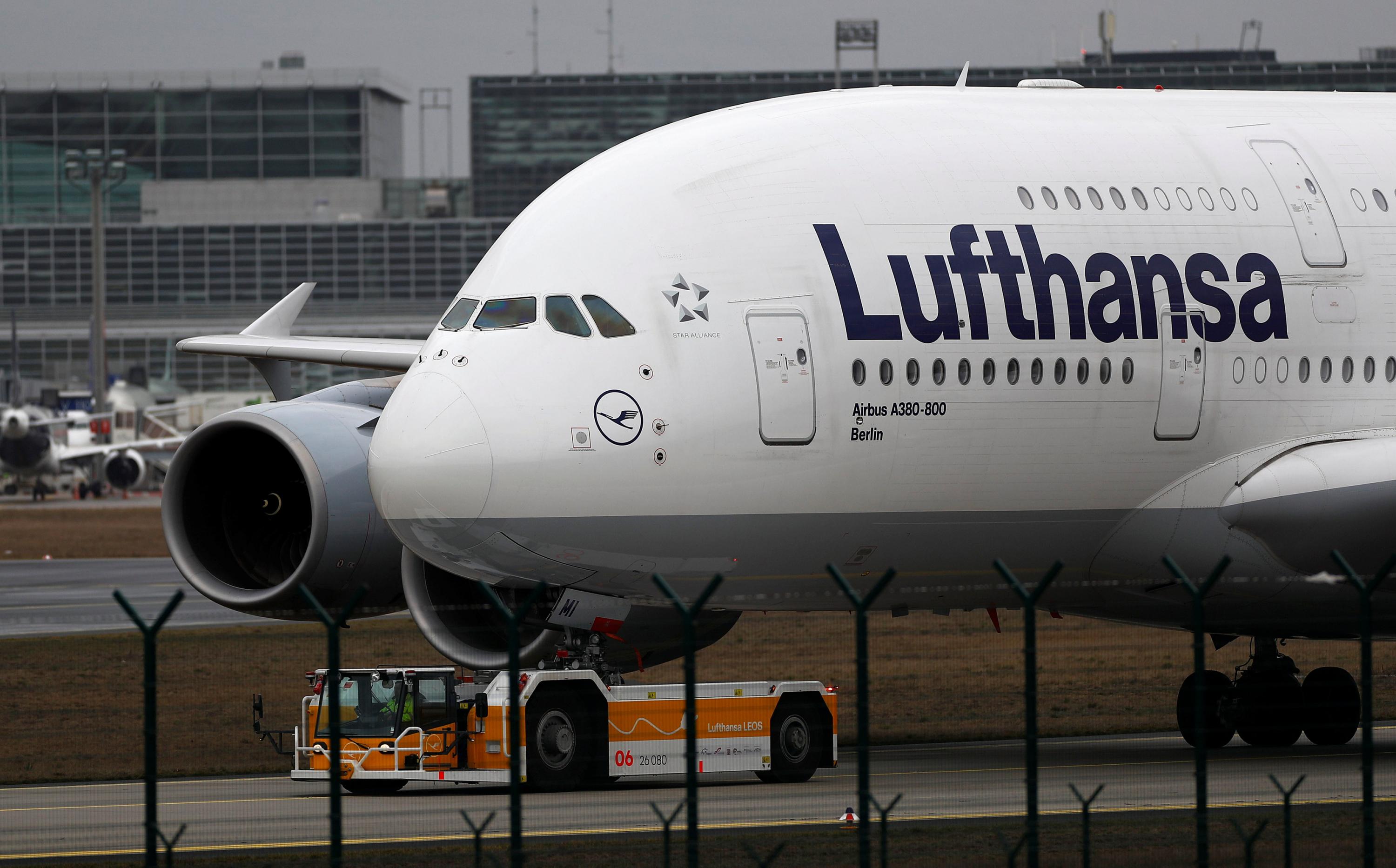 Un Airbus A380 en Frankfurt, Alemania. (Foto: Reuters)