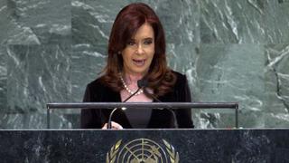 Cristina Fernández: Argentina no será sometida a ninguna presión