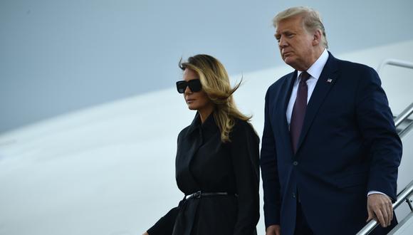 Trump confirmó que él y su esposa se han contagiado de coronavirus. (Foto: AFP).
