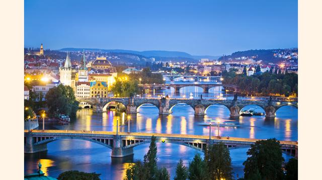 Praga, puesto 21, con 6 millones 208 mil visitantes extranjeros, aumentó 1.8% respecto al 2012.
