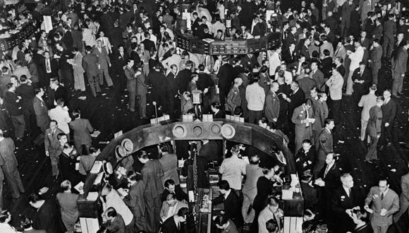 Operadores de Wall Street en 1929. Fuente: AFP/Getty Images