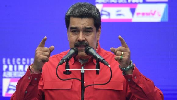 Millones de venezolanos huirán si Nicolás Maduro gana elecciones en Venezuela,, señaló María Corina Machado.  (Foto de Federico PARRA / DAVID MARIS / AFP)