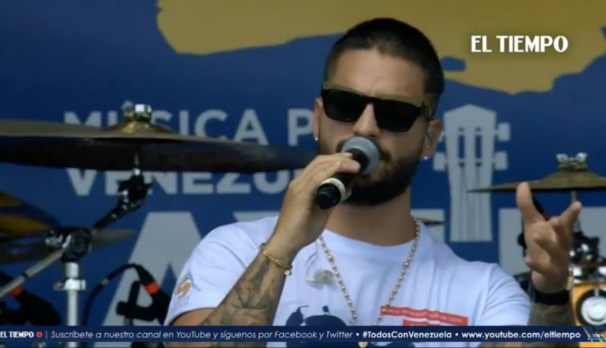 Venezuela Aid Live EN VIVO, con Maluma en el escenario.