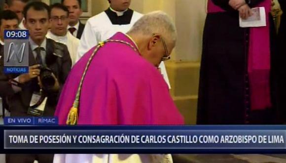 Carlos Castillo Matttasoglio fue elegido como Arzobispo de Lima el 25 de enero pasado. (Video: Lima)