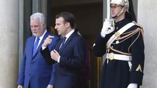 Macron: Unión Europea debe "reaccionar rápidamente" ante proteccionismo de EE.UU.