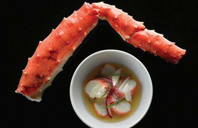 17. Restaurante "Le Bernardin" en Nueva York (Estados Unidos). Crab shimon.