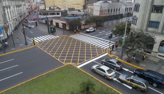 La comuna capitalina detalló que ya se intervino en seis intersecciones del Cercado de Lima. (Difusión)