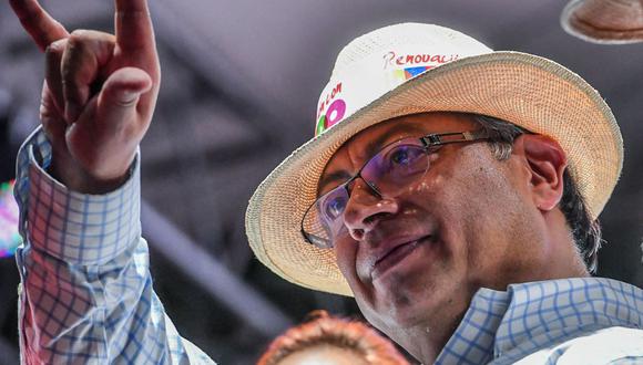 Gustavo Petro es favorito para ganar las elecciones del domingo 29 de mayo en Colombia. (Foto: Joaquín Sarmiento | AFP)