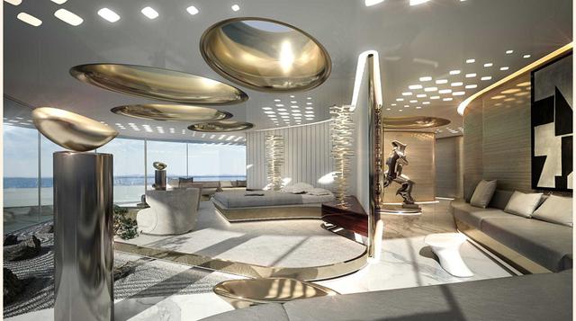 Una vez dentro, X-Force ofrece impresionante alojamiento para huéspedes con varias lujosas cabinas a bordo. (Foto: megarricos)