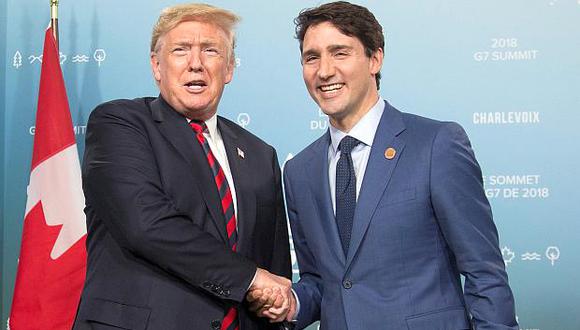 "Con Canadá creo que estamos marchando realmente muy bien", dijo hoy el presidente Trump tras las negociaciones que sostienen sobre el TLCAN. (Foto: Reuters)
