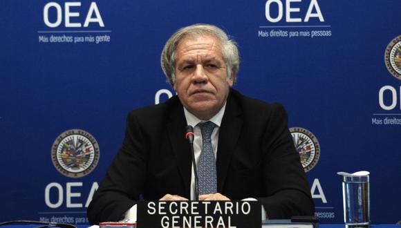 El secretario general de la OEA, Luis Almagro. (Photo by EVA HAMBACH / AFP).