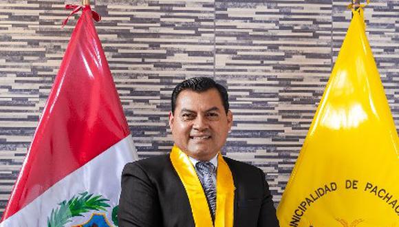 Alcalde de Pachacamac, Enrique Cabrera, sostuvo que amenazas provienen de  presuntos traficantes de terrenos. Foto: Municipalidad de Pachacamac.