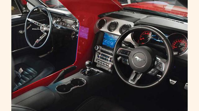 La muestra incluye varias patentes del Mustang actual y del auto original. El museo buscó la asociación de Ford para el proyecto en función del importante rol de la empresa en la historia de la innovación y la tecnología, teniendo al Mustang como un ícono