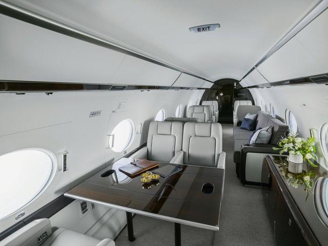 FOTO 6 | ¿Cómo es posible que pueda viajar sin tener que recargar el tanque de gasolina? Esto es posible gracias a una combinación entre sus alas rediseñadas y un economizador motor Rolls Royce la que alcanza una capacidad de crucero a alta velocidad, de alrededor de 600 millas por hora (Foto:  Gulfstream)