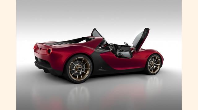 La carrocería del auto, desarrollado por Ferrari y la firma italiana de diseño Pininfarina, es similar a una nave espacial con faros envolventes parecidos a joyas, y reposa cabezas flotantes.  (Foto: Maga Ricos)