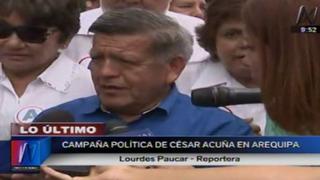 César Acuña: "A más investigaciones, más cariño del pueblo con Acuña"