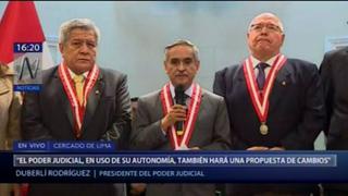 Gobierno evalúa convocar referéndum si el Congreso rechaza reforma judicial