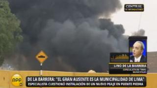 Peaje de Puente Piedra: “Alcalde de Lima está pasando por debajo de la mesa”