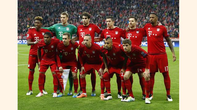 Bayern Munich. El valor actual es de 2.678 millones de dólares, un 14 % más que el año anterior y obtuvo 570 millones de dólares en ingresos.