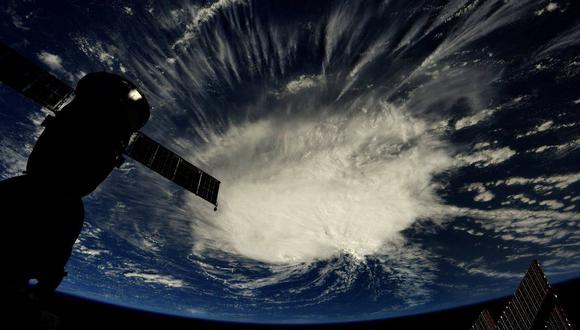Huracán Florence. Imagen de la Estación Espacial Internacionacional. (Foto:Reuters)