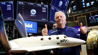 Acciones de Virgin Galactic continúan por las nubes con un 223% más desde su salida a bolsa