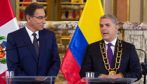 Presidentes de Colombia y Perú