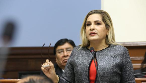 La congresista Maritza García solicitó integrar la Subcomisión de Acusaciones Constitucionales. (Foto: Congreso de la República)