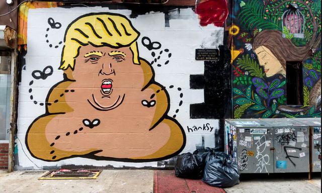 Nueva York, EE.UU. El mural es una de las obras de arte más reconocidas como anti-Trump. (Foto: Alamy)