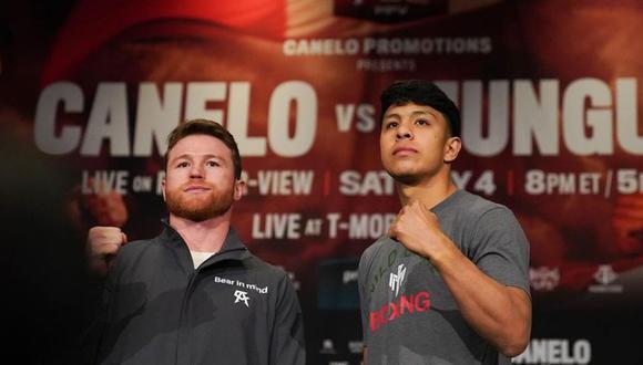 Conozca las casas de apuesta para la pelea entre Canelo Álvarez vs. Jaime Munguía este sábado 4 de mayo en el T-Mobile Arena. (Foto: AFP)