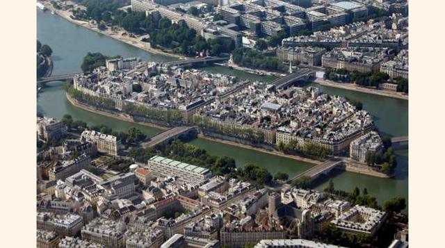 6.- ÎLE SAINT-LOUIS (PARÍS), FRANCIA-Población: 2.465 . (foto:msn).