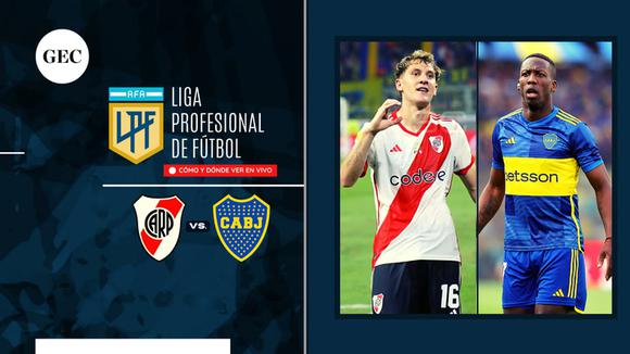 En vivo River Plate vs Boca Juniors siga la transmisión del compromiso por  la Liga Argentina, Liga Argentina